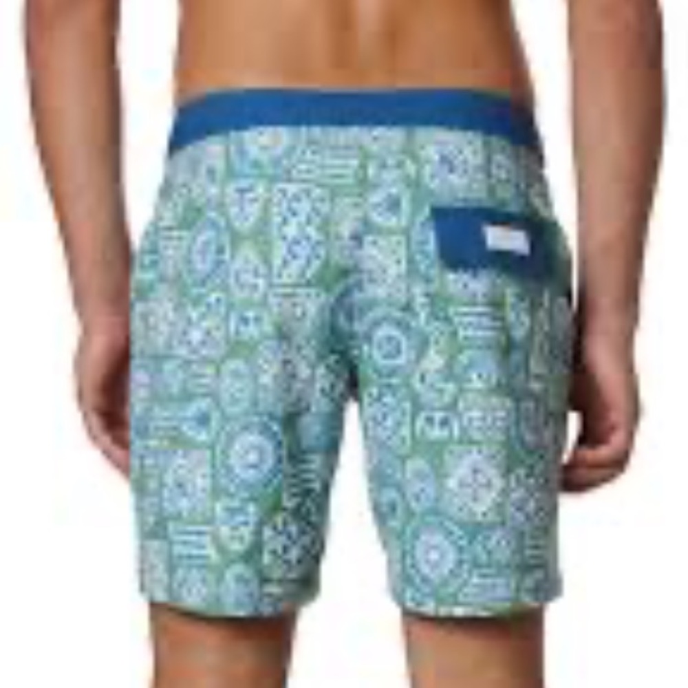 NEW💙🌴Kanvas by Katin heritage collection, Jade castaway, hybrid, swim trunk - Picture 2 of 8